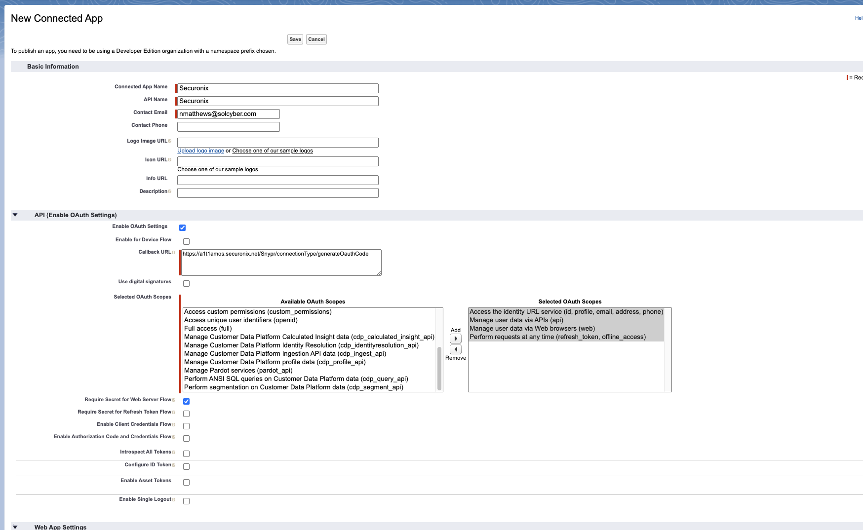 Salesforce (Login and EventLog) | SolCyber Knowledgebase